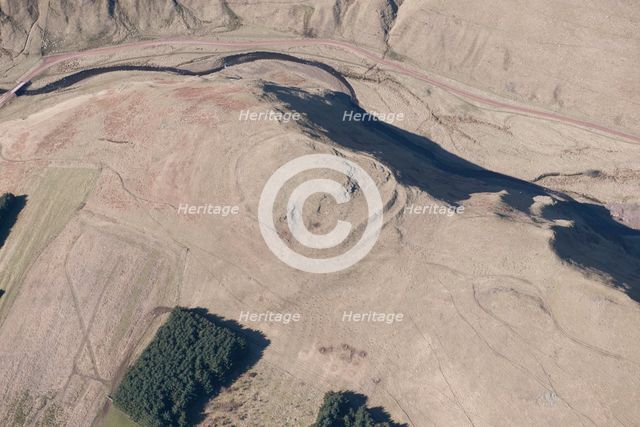 Camp Knowe univallate hillfort, Northumberland, 2015. Creator: Historic England.