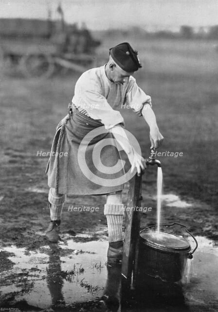 'Camp like, getting water', 1896. Artist: Gregory & Co