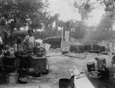 Camp McKibbin, Marshall Hall, 1893. Creator: William Cruikshank