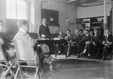 Camp Meade #2 - Drafted Men Leaving For Camp Meade, 1917. Creator: Harris & Ewing