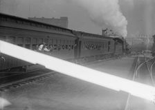 Camp Meade #2 - Drafted Men Leaving For Camp Meade, 1917. Creator: Harris & Ewing