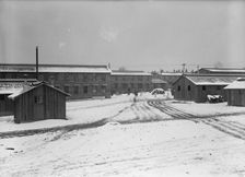 Camp Meade, Maryland - Winter Views, 1917. Creator: Harris & Ewing