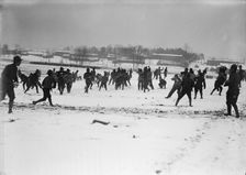 Camp Meade, Maryland - Winter Views, 1917. Creator: Harris & Ewing