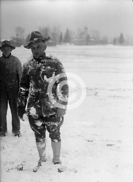 Camp Meade, Maryland - Winter Views, 1917. Creator: Harris & Ewing.