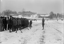 Camp Meade, Maryland - Winter Views, 1917. Creator: Harris & Ewing