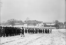 Camp Meade, Maryland - Winter Views, 1917. Creator: Harris & Ewing