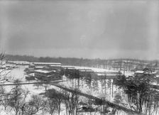 Camp Meade, Maryland - Winter Views, 1917. Creator: Harris & Ewing