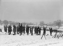 Camp Meade, Maryland - Winter Views, 1917. Creator: Harris & Ewing