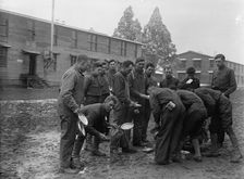 Camp Meade, Maryland - Winter Views, 1917. Creator: Harris & Ewing