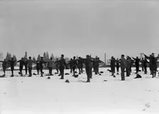 Camp Meade, Maryland - Winter Views, 1917. Creator: Harris & Ewing