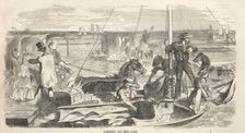 Camp Meeting Sketches: Landing at the Cape, 1858. Creator: Winslow Homer (American, 1836-1910)