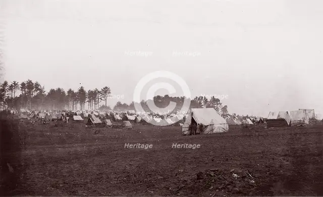 Camp near Brandy Station, 1863-64. Creators: James Gardner, Tim O'Sullivan.