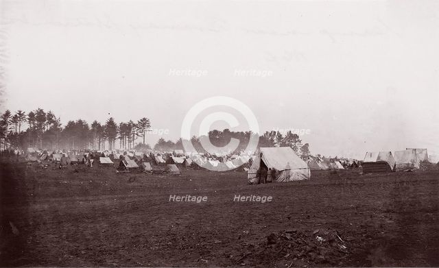 Camp near Brandy Station, 1863-64. Creators: James Gardner, Tim O'Sullivan.