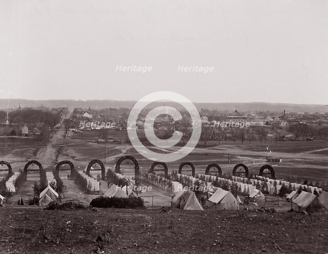 Camp of 44th New York Infantry, 1861-65. Creator: Unknown.