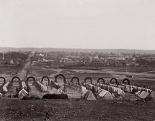Camp of 44th New York Infantry, 1861-65. Creator: Unknown