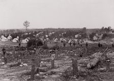 Camp of 30th Pennsylvania Infantry, 1861-65. Creator: Unknown