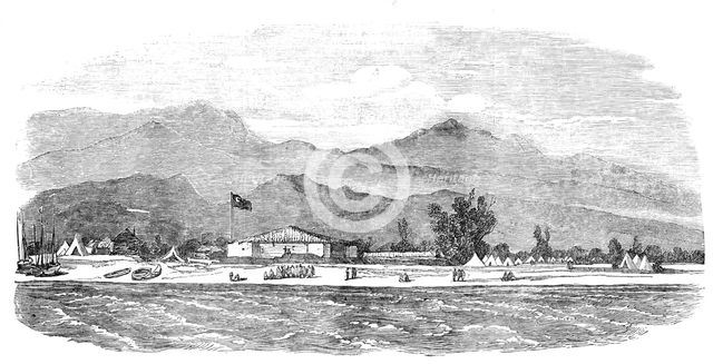Camp of Tchourouk-Sou, on the Black Sea, 1854. Creator: Unknown.