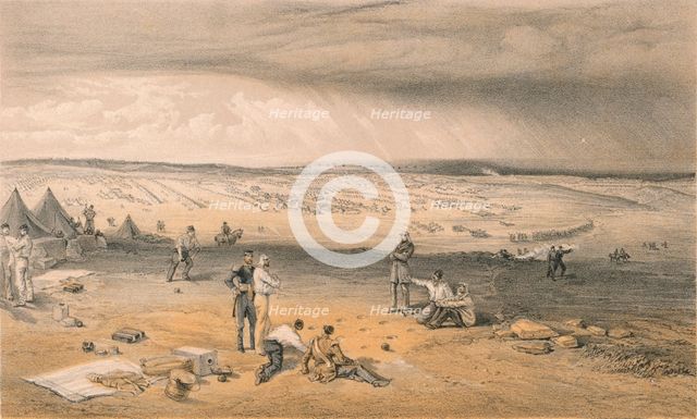 'Camp of the 3rd Division, July 9th 1855'.  Creator: Day & Son.