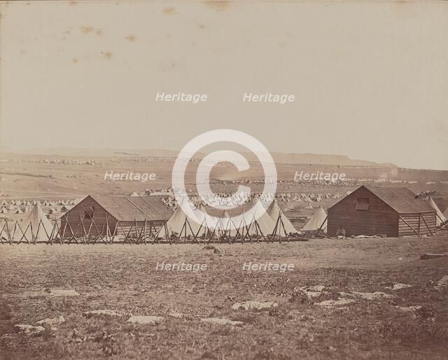 Camp of the 17th Regiment, 1855-1856. Creator: James Robertson.