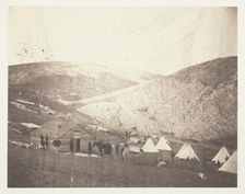 Camp of the 4th Dragoon Guards, near Karyni, 1855. Creator: Roger Fenton