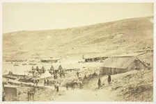 Camp of the 4th Light Dragoons, 1855. Creator: Roger Fenton