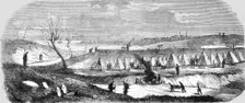 Camp of the French Soldiery, near Gallipoli 1854. Creator: Unknown