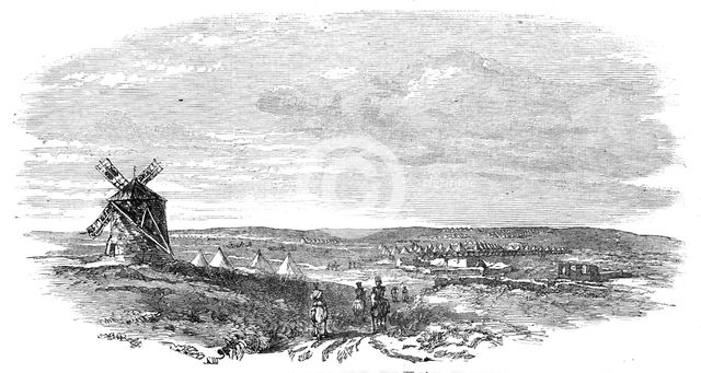 Camp of the Siege Train (General Sir J. Burgoyne), at Sebastopol, 1854. Creator: Unknown.