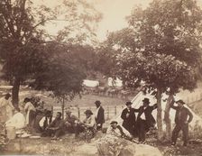 Camp of Captain Hoff, Rear View, Gettysburg, Pennsylvania, July 1865. Creator: William Morris Smith