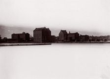 Camp of Construction Corps, U.S. Military Rail Road, near Manchester, Virginia, ca. 1865. Creator: Unknown