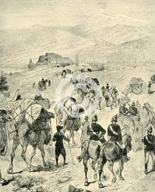 'Camp of General Roberts at Thal on the Kuram River', (1901). Creator: Unknown.