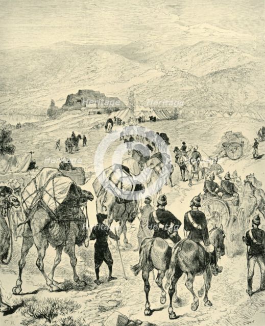 'Camp of General Roberts at Thal on the Kuram River', (1901). Creator: Unknown.