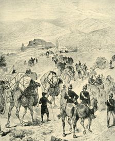 Camp of General Roberts at Thal on the Kuram River (1901). Creator: Unknown