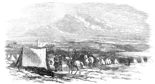 Camp of General Sir De Lacy Evans, upon the Heights of Sebastopol, 1854. Creator: Unknown