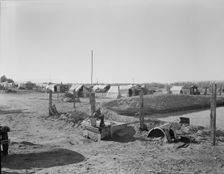 Camp of migratory workers, Imperial County, California, 1937. Creator: Dorothea Lange