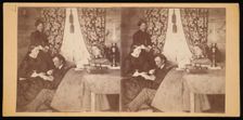 Camp Park Woods - Officers Quarters, March 1862; Civil War, 1861-1865. Creator: Titian Ramsay Peale