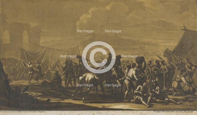 Camp Scene, between 1725 and 1781. Creator: Christian Rugendas.