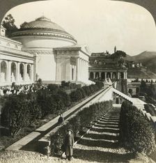 Campo Santo, Genoa's palace of the dead, Italy c1909. Creator: Unknown