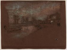 Campo Sta. Marta - Winter Evening, 1879-1880. Creator: James Abbott McNeill Whistler