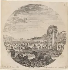 Campo Vaccino, 1646. Creator: Stefano della Bella