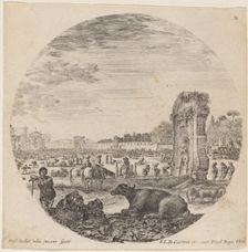Campo Vaccino, 1646. Creator: Stefano della Bella