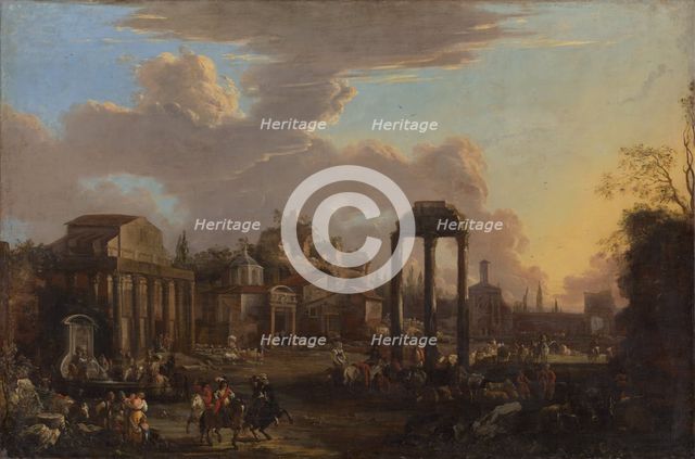 Campo Vaccino in Rome, 1710-1730. Creator: Unknown.