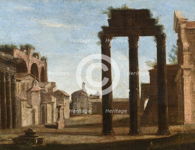 Campo Vaccino in Rome, 17th century. Creator: Unknown.