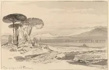 Campagna di Roma, 1884/1885. Creator: Edward Lear