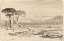Campagna di Roma, 1884/1885. Creator: Edward Lear