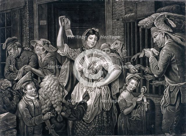 Campaign at Fleet Prison, London, c1770. Artist: Anon