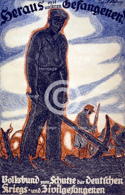 Campaign by the Association for the Protection of Prisoners of War calling for the release of prison
