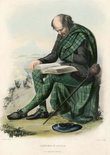 Campbell of Argyll, from The Clans of the Scottish Highlands, pub. 1845 (colour lithograph)