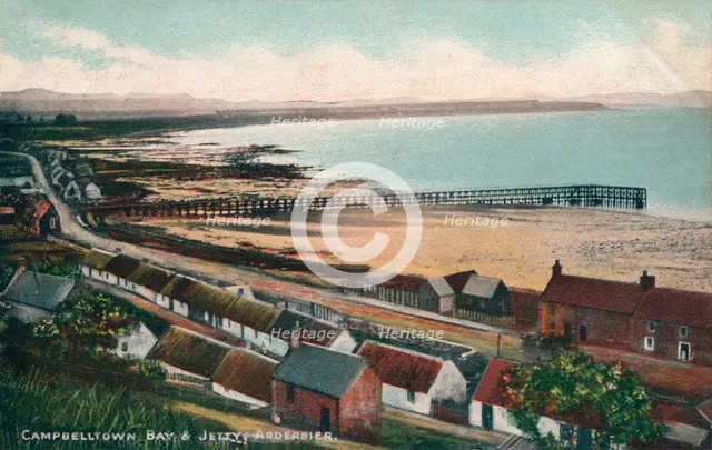 'Campbelltown Bay & Jetty Ardersier', c1930.  Artist: Unknown.