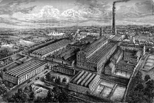 Camperdown linen works, Dundee, c1880
