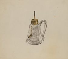 Camphene Lamp, 1935/1942. Creator: Don Pingatore